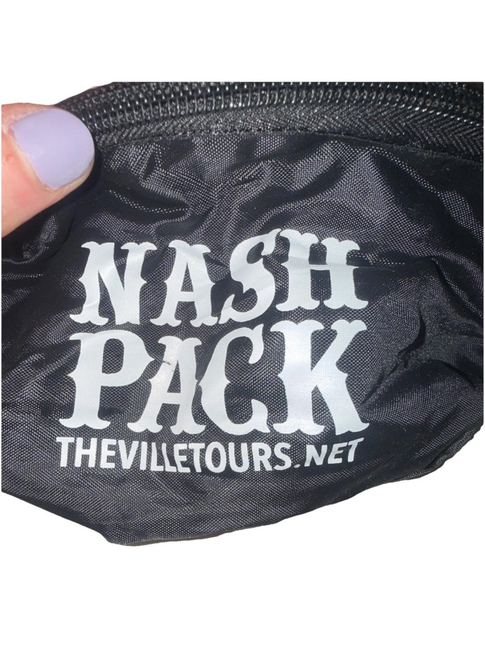 Black Waist Bag — The Ville Tours
